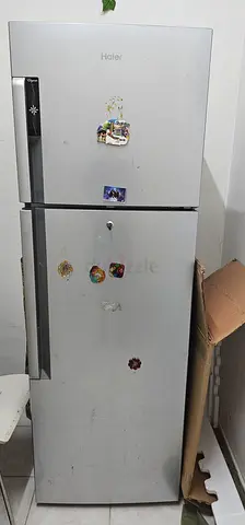 Haier Top Freezer Refrigerator - Silver, Good Working Condition