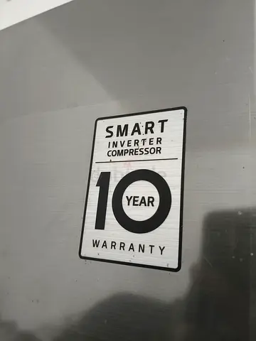 Stainless Steel Refrigerator with 10-Year Inverter Compressor