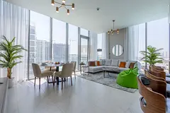 Corner Unit| 2BHK+Maid| Huge Living Room| Full Crystal Lagoon and Burj Khalifa View
