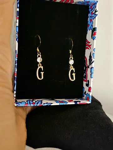 Brand New Guess Earrings G Letter
