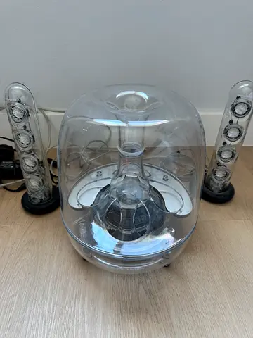 Harman Kardon sound sticks and sub.