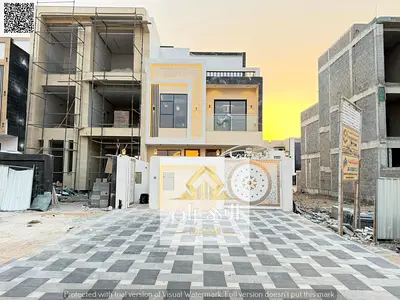 Villa at a bargain price on the main street, ready to move in, in one of Ajman's most prestigious a