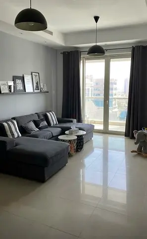 IKEA - Dark Grey Curtains with rail ( full set 80 AED )