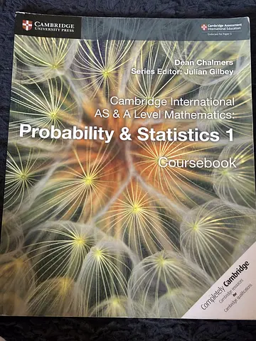 Original Cambridge AS A Level Mathematics: Probability Statistics 1 Coursebook (used)