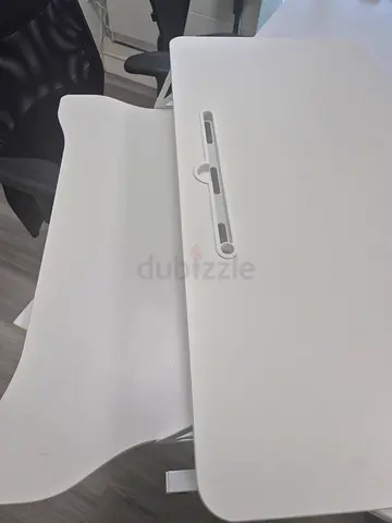 White Adjustable Two-Tier Laptop/Standing Desk Riser