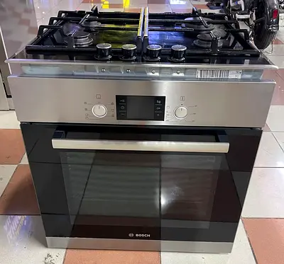 Bosch Latest Model 60cm Built-In Electric Oven Gas Cooktop Set – Premium German Engineering