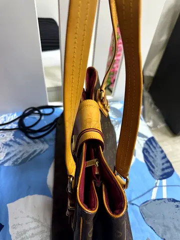 Authenticity Not Guranteed - Pre-owned designer style brown monogram shoulder bag – good condition