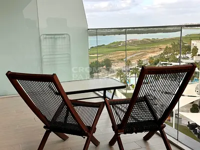 Furnished | High Floor | Partial Golf + Sea View