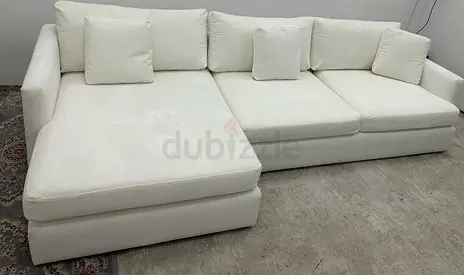 Like new condition cratebarrel lshape sofa