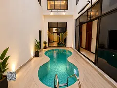 Luxury Corner Villa for Sale in Al Zahya, Ajman | Panoramic Swimming Pool | 5 Master Bedrooms | Spac