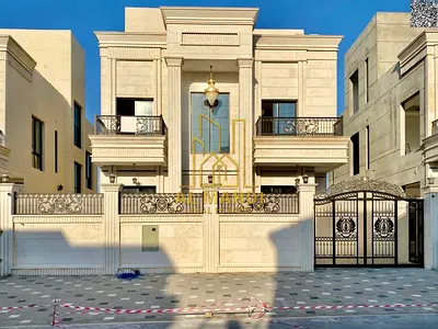 Own your dream villa Classic design with roof registration fees included Close to the mosque and ne