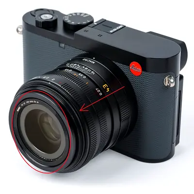 Nisi UV E49 Ultra slim filter for Leica Q3 43 and Q3 28