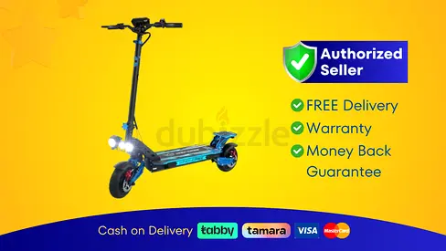 Wind Horse Electric Scooter 3600W 65KM Range 80KM Speed, H8 - Blue | Brand New | 06 Month Warranty |