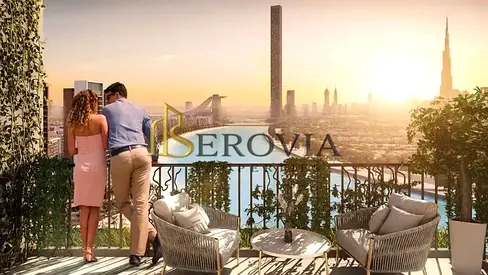 Furnished Studio | Azizi Riviera Reve | Lagoon & Marina Views
