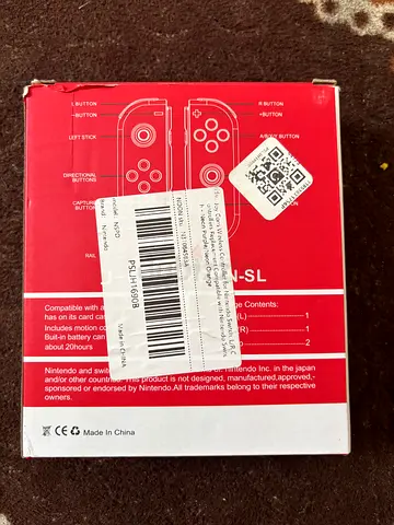 Pair of Replacement Joy-Con Controllers for Nintendo Switch (Neon) - Used Box