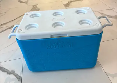 KeepCold 46L Large Blue Cooler Box