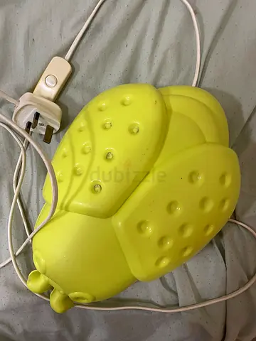 Yellow Baby Night Light / Room Heater (bug shaped) - used