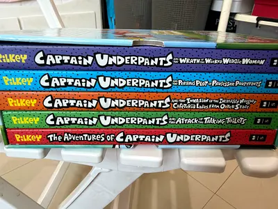 Captain Underpants Books 1-5