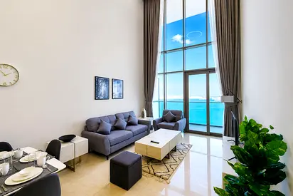 Fully Furnished 2 BR with Maids | Full Sea View
