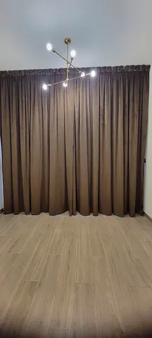 Brown Floor-to-Ceiling Curtains - Ready to Hang