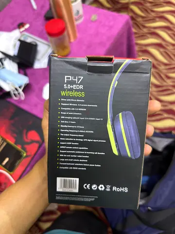 PH7 Bluetooth Wireless Over-Ear Headphones - New/Boxed