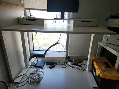 Sit / stand desk + monitor stand