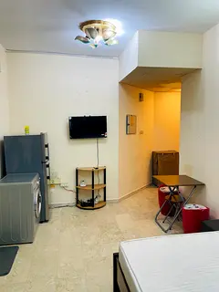 Fully Furnished Studio room with Balcony and Closed kitchen / Rolla street, Burdubai.