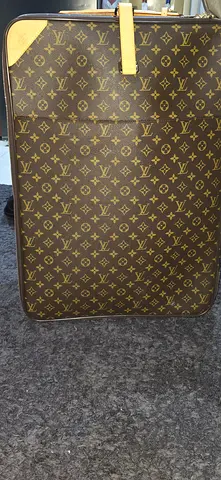 Louis Vuitton monogram vintage hard-shell suitcase / small roller luggage
