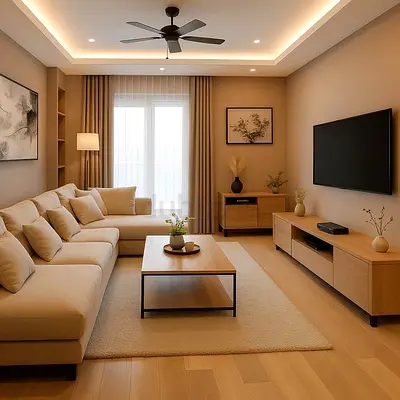Luxury Upholstered Fabric Sofa For Sale. 5 Seater Sofa With High Back