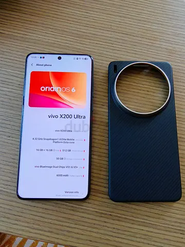 Vivo X200 Ultra 16/512GB with Carbon Fiber Case — Like New Condition