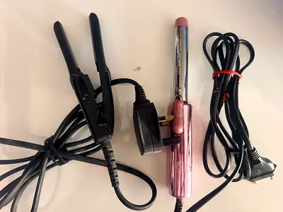 Vidal sassoon hardly use hair, straightener, and Curling iron