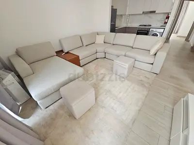 Home Center U shape sofa with table