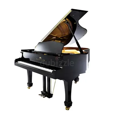 Used Steinberg Baby Grand Piano - Polished Black, Excellent Condition