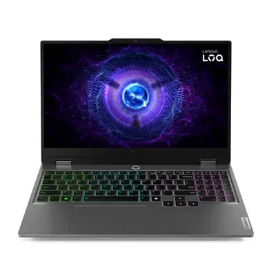 LENOVO LOQ Gaming Laptop, 15.6FHD 144Hz/Intel I5-12450HX/24GB RAM/512GB SSD/6GB RTX3050/Win11/Grey
