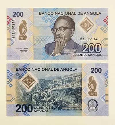 Banknote Angola - 200 Kwanzas, Polymer