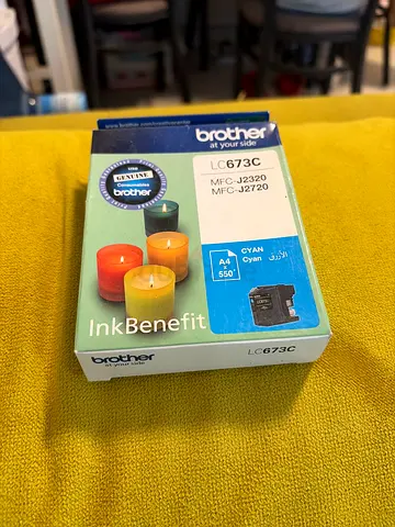 Brother LC973C Cyan Ink Cartridge - New/Sealed