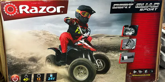 Razor Dirt Quad Red bike