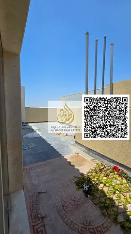 Two bedrooms, a living room, a majlis, and a storeroom, plus a private roof terrace in Al Rawda 3.