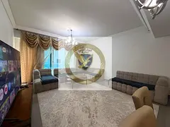 The most beautiful view with a balcony, fully furnished two-bedroom apartment and living room, with