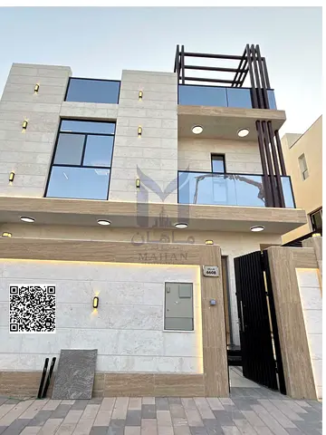 Luxury Villa for Sale in Al Helio 2, Ajman | 5 Master Bedrooms | Main Road Location | Side Swimming Pool