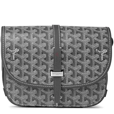 Goyard- Grey Monogram Crossbody Bag - Small Shoulder Bag