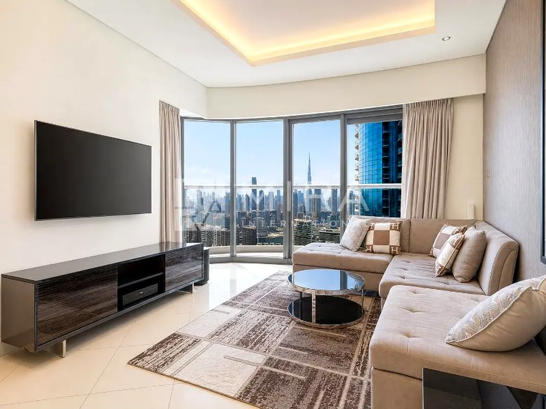 Burj Khalifa View I High Floor I Skyline View