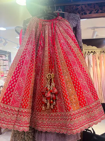 Bridal wedding dress lehenga