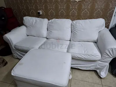 3-Seater Sofa with Ottoman