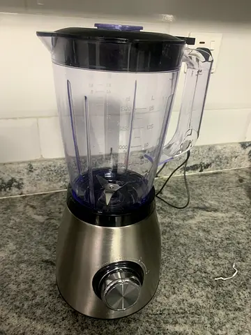 Countertop Electric Blender 1.5L 500W with 2 Speeds - Stainless Steel