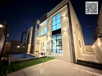 Villa for sale, including registration and ownership fees, on the main street, ready to move in, in one of Ajman's most prestigious areas. Freehold ow