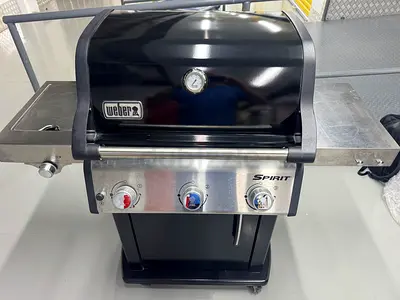 Weber Spirit 3 Gas Grill with accessories