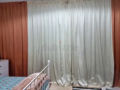 Double color curtains 2 pieces