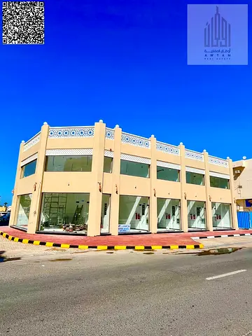 Commercial shops for sale in Ajman, Liwara 1 area. A golden investment opportunity! A unique opportunity to own a commercial building in Liwara 1, str