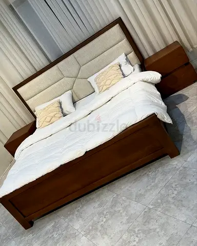 Brand New Double Size Bed Frame With Medical Mattress. Stylish Modern Design Headboard